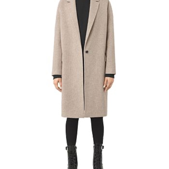 allsaints sancia lotto wool coat nwt - Picture 7 of 7
